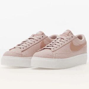 Nike Women's Blazer Low Platform in Pink Blush Colorway